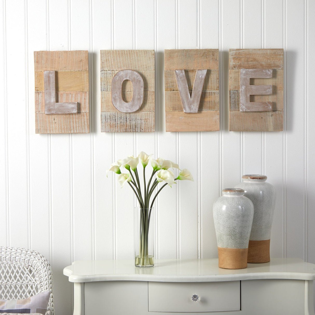 40” Rustic Farmhouse “LOVE” Wall Art Decor