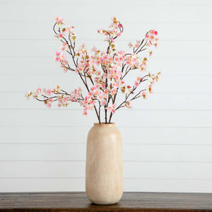 41" Artificial Cherry Blossom Flower Stems - Set of 3