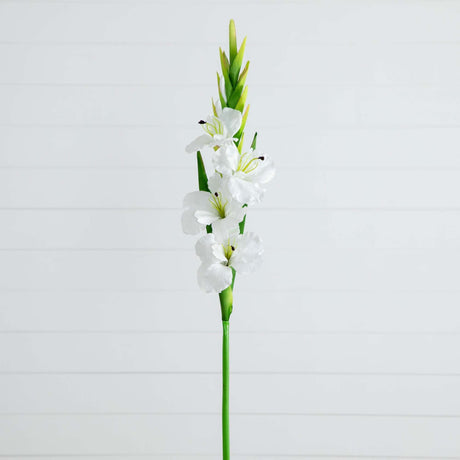 45" Artificial Gladiolus Flower Stems - Set of 3