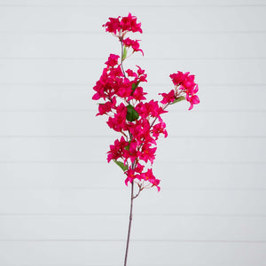 47" Artificial Bougainvillea Flower Stems - Set of 3