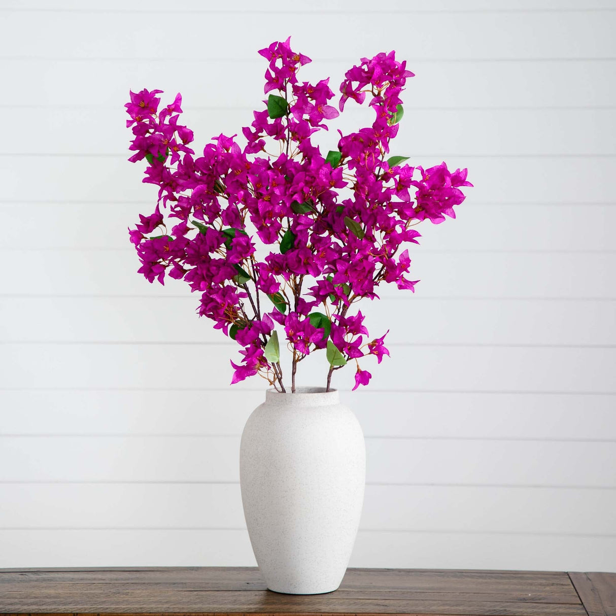 47" Artificial Bougainvillea Flower Stems - Set of 3