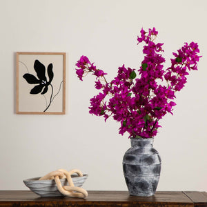 47" Artificial Bougainvillea Flower Stems - Set of 3