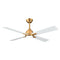 48" Linden DC Motor Downrod Mount Reversible Ceiling Fan with Lighting and Remote Control