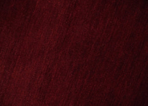 4x6 Solid Red Wool Hand Woven Southwestern Gabbeh Rug | LOR25