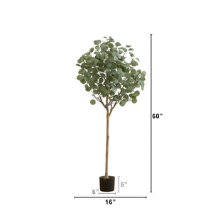 5’ Artificial Eucalyptus Tree