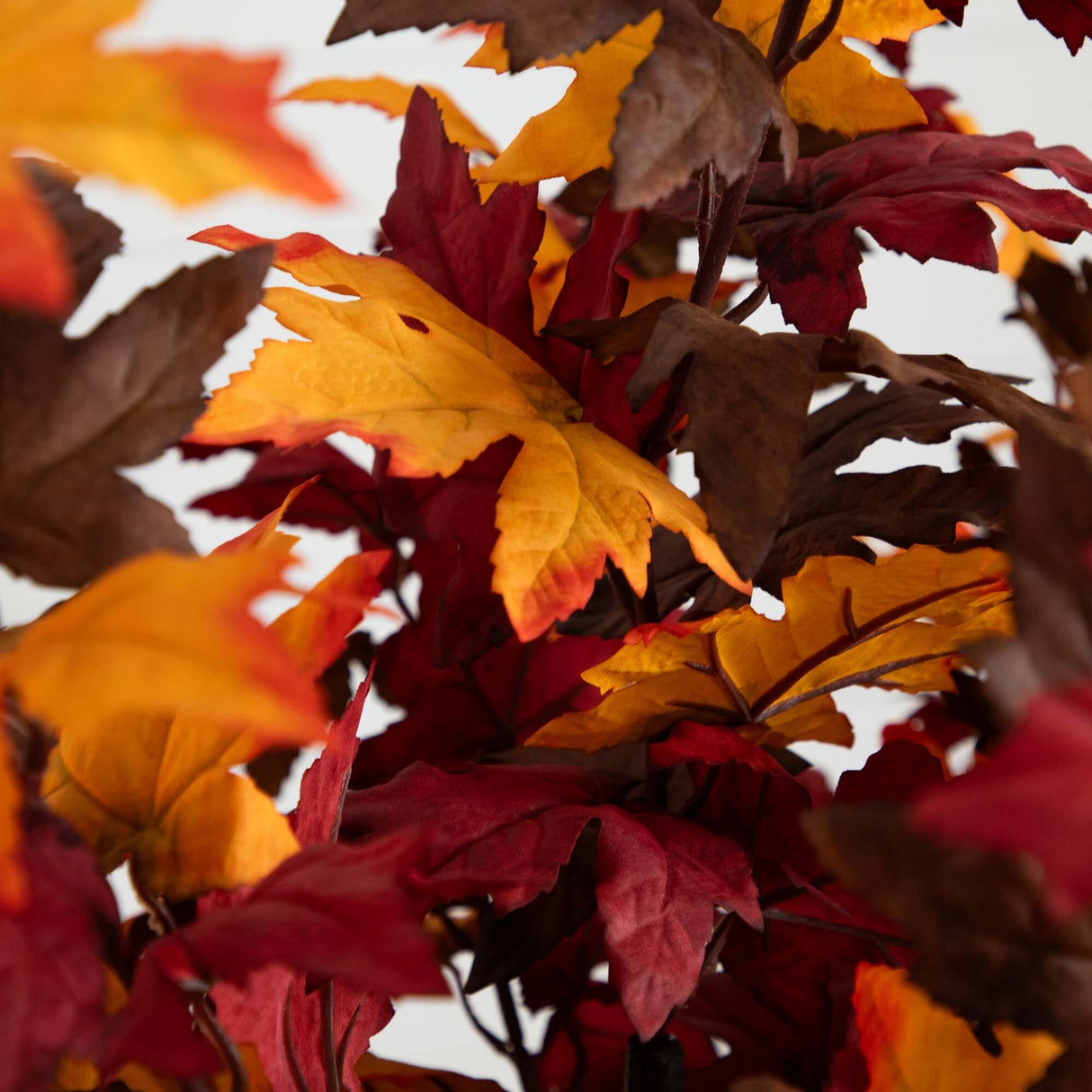 5' Artificial Fall Smoky Maple Tree