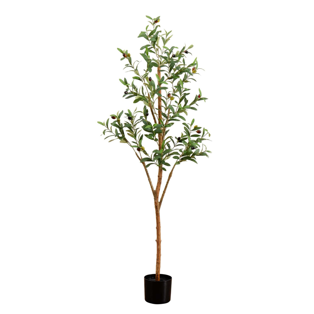 5’ Artificial Olive Tree with Natural Trunk