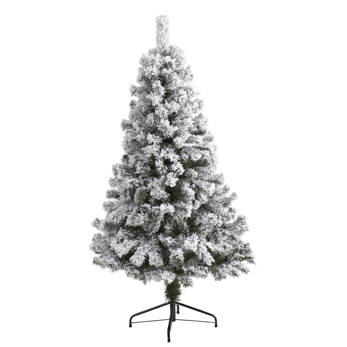 5' Flocked West Virginia Fir Artificial Christmas Tree