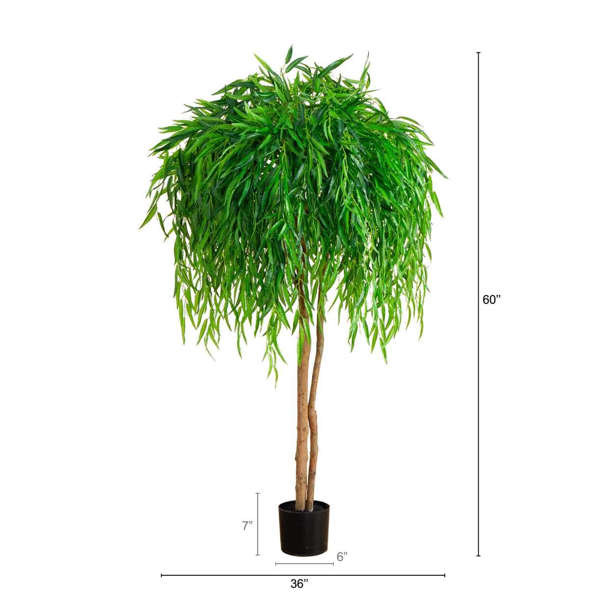 5’ Willow Artificial Tree (Real Touch)