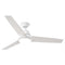 52" 4 Speed Wall Control Ceiling Fan with LED Lighting