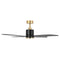 52" Ashby Industrial Satin Nickel DC Motor Ceiling Fan with LED Lighting and Remote Control