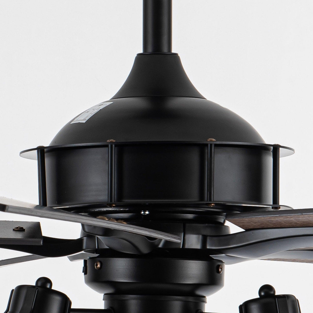 52" Kashmir Traditional Downrod Mount Reversible Ceiling Fan with Lighting and Remote Control