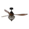 52" Vicky Farmhouse DC Motor Downrod Mount Reversible Ceiling Fan with Lighting and Remote Control