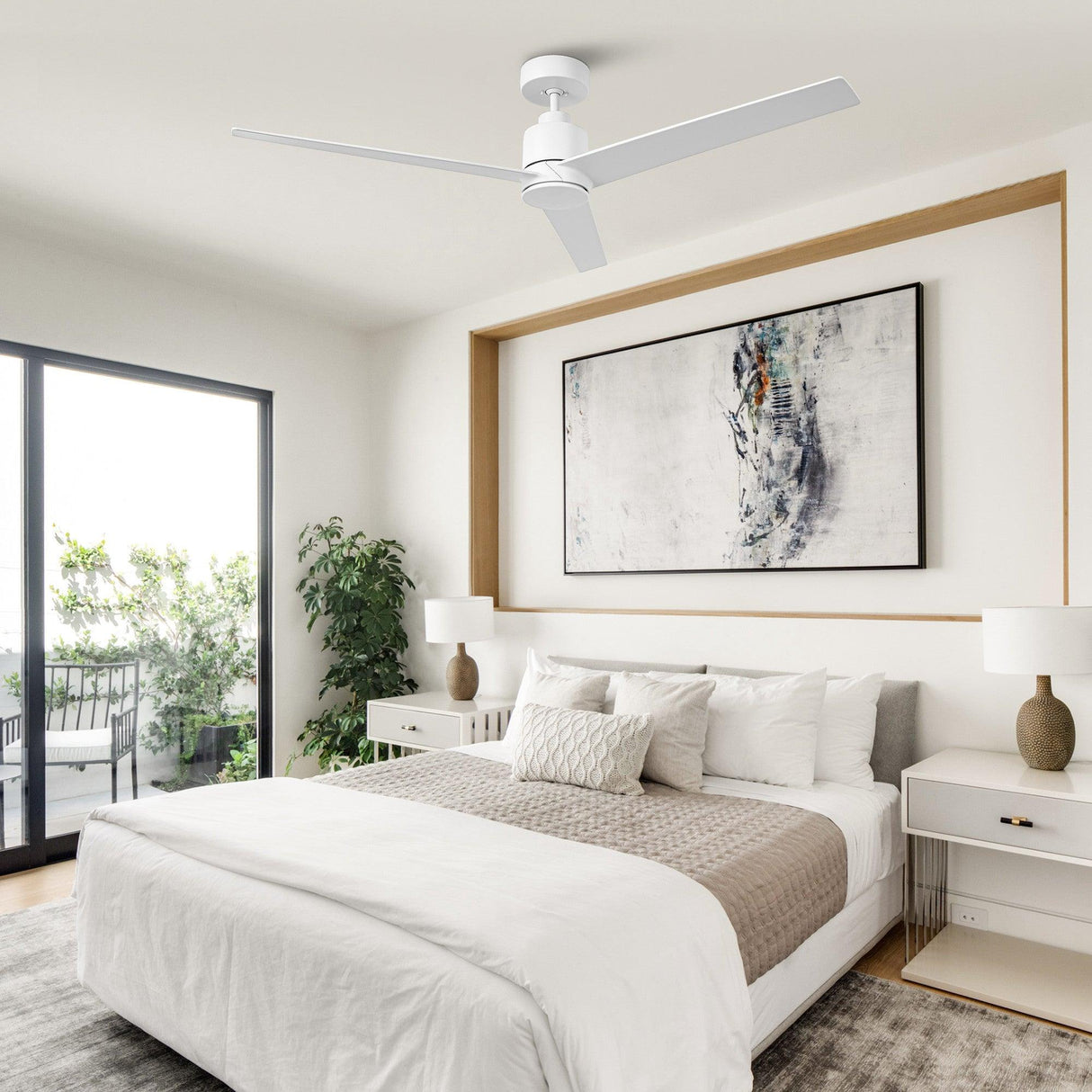 54" 3 Blades DC Motor Ceiling Fan with Remote Control