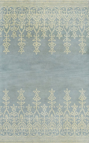 5x8 Handmade Minimal Design Wool Area Rug