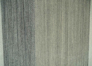 5x8 Ivory, Gray and Black Striped Wool Hand Woven Southwestern Gabbeh Rug | KNT18