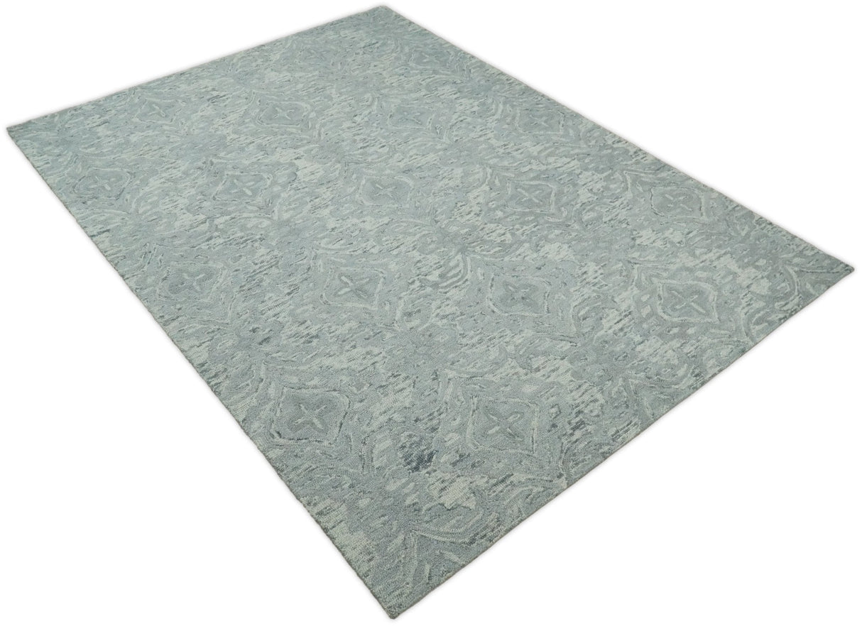 5x8 and 8x11 Handmade Area rug made with fine Wool Area Rug | TRD6374B