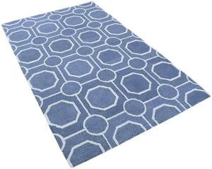 5x8 and 8x11 Handmade Area rug made with fine Wool Area Rug | TRD6376A