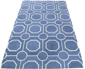 5x8 and 8x11 Handmade Area rug made with fine Wool Area Rug | TRD6376A