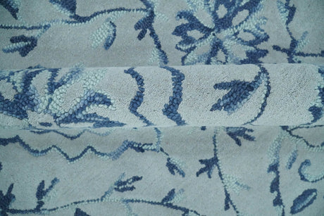 5x8 and 8x11 Handmade Area rug made with fine Wool Area Rug | TRD6380B