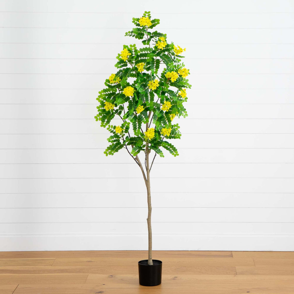 6’ Artificial Flowering Citrus Tree with Real Touch Leaves