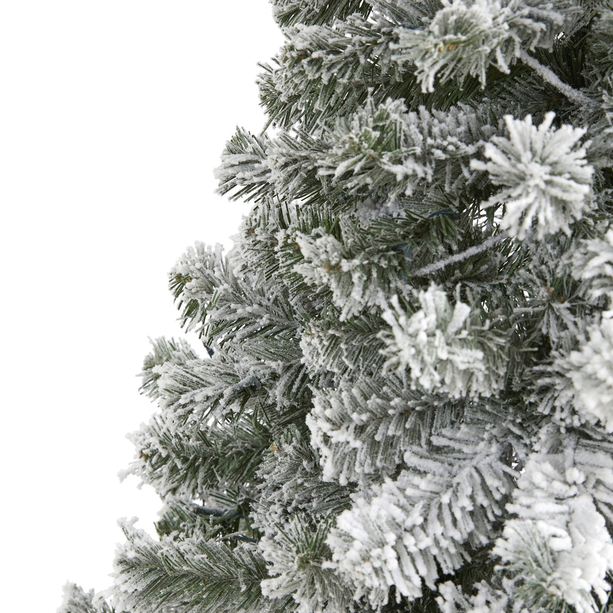 6' Flocked West Virginia Fir Artificial Christmas Tree