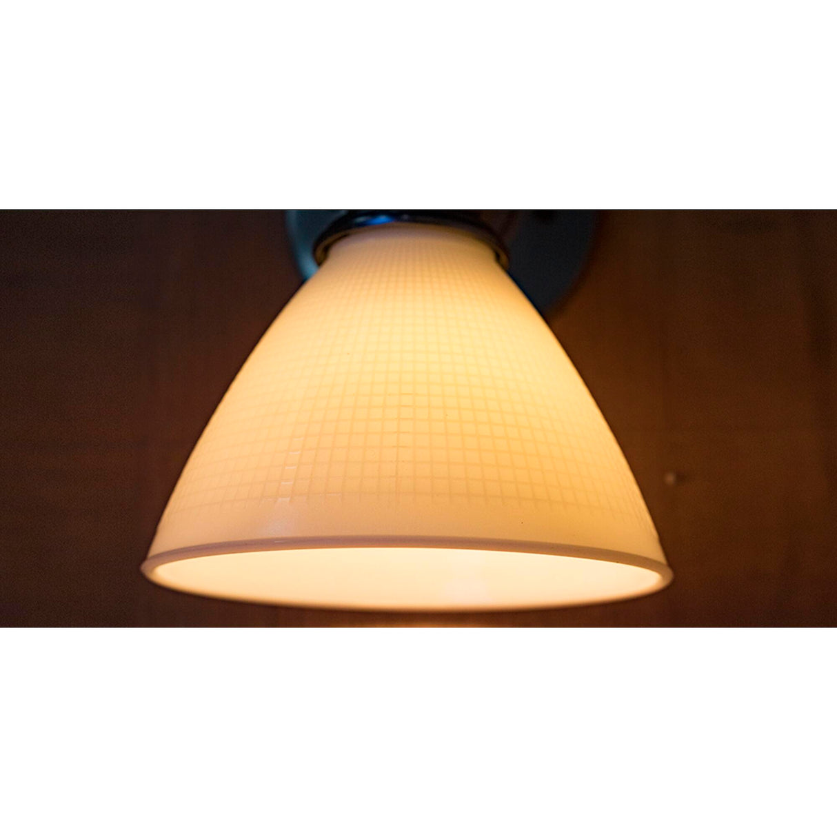 6 Inch Diameter Milky White Reflector-Type IES Replacement Glass Shade for Stiffel