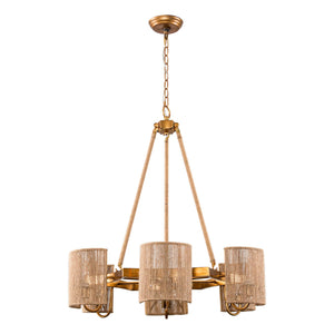 6-Light Farmhouse Bedroom Island Pendant Lighting