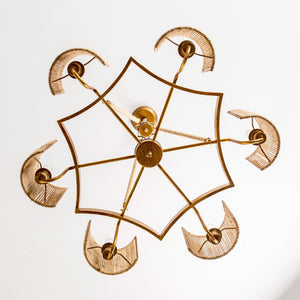 6-Light Farmhouse Bedroom Island Pendant Lighting