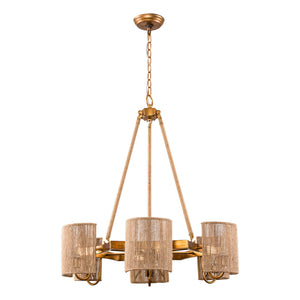 6-Light Farmhouse Bedroom Pendant Lighting