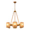 6-Light Farmhouse Bedroom Pendant Lighting