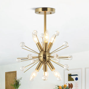 6-Light Industrial Pendant Lighting