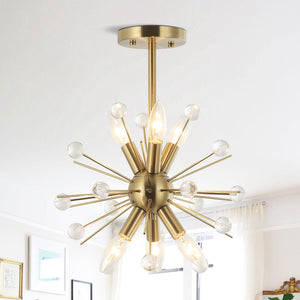 6-Light Industrial Pendant Lighting