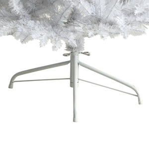 6’ Slim White Artificial Christmas Tree with 743 Bendable Branches