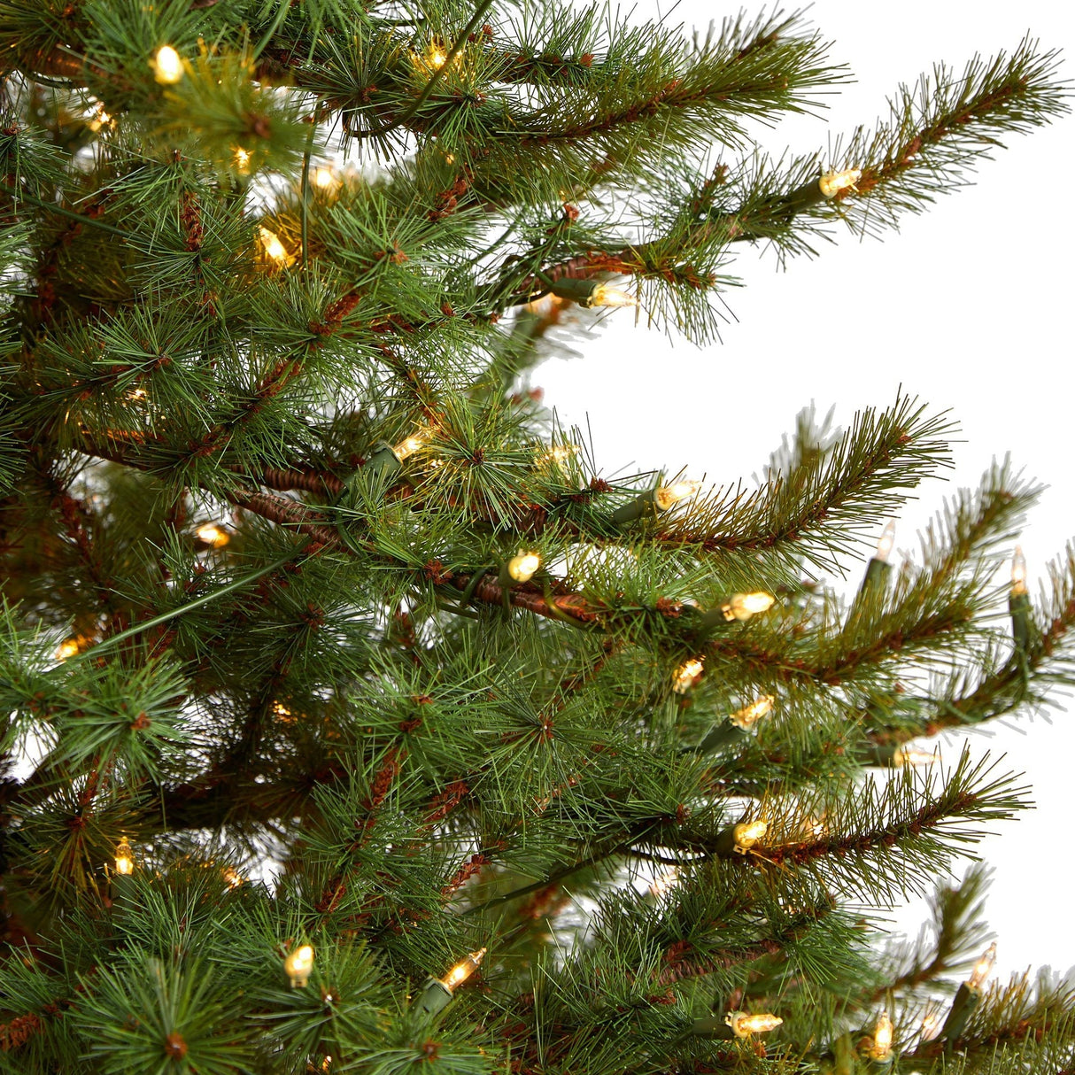 6’ Vancouver Mountain Pine Artificial Christmas Tree with 350 Clear Lights and 1332 Bendable Branches