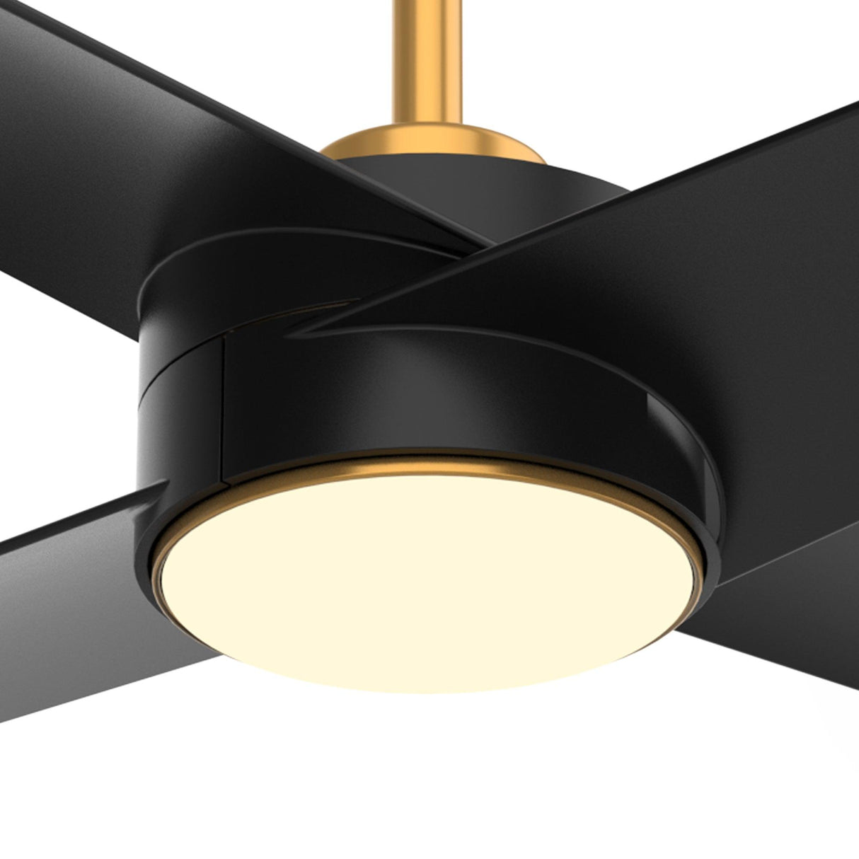60" Parvez Modern DC Motor Downrod Mount Reversible Ceiling Fan with Lighting and Remote Control