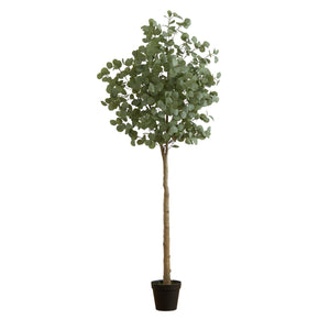 7’ Artificial Eucalyptus Tree