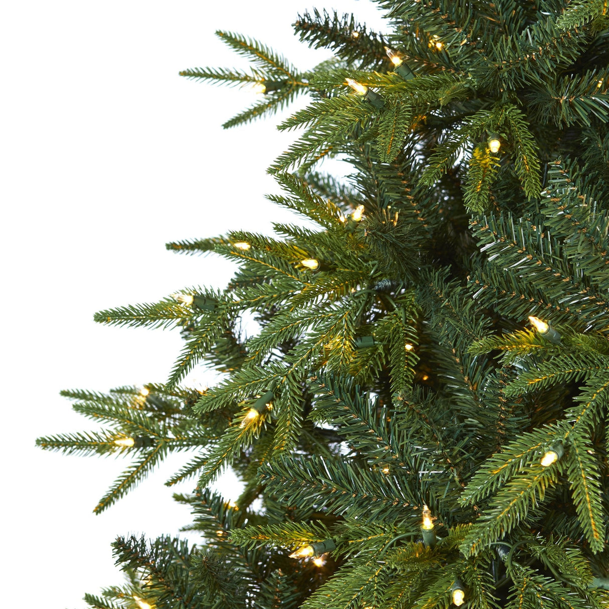 7’ Colorado Mountain Fir “Natural Look” Artificial Christmas Tree with 500 Clear LED Lights and 2552 Tips