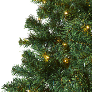 7' Northern Tip Pine Artificial Christmas Tree with 350 Clear LED Lights