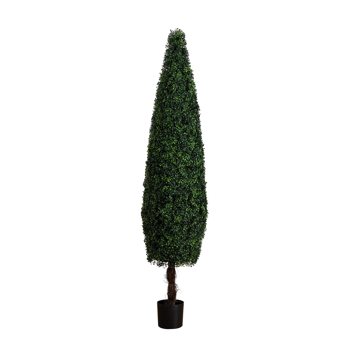 7’ UV Resistant Artificial Boxwood Topiary Cone Tree (Indoor/Outdoor)