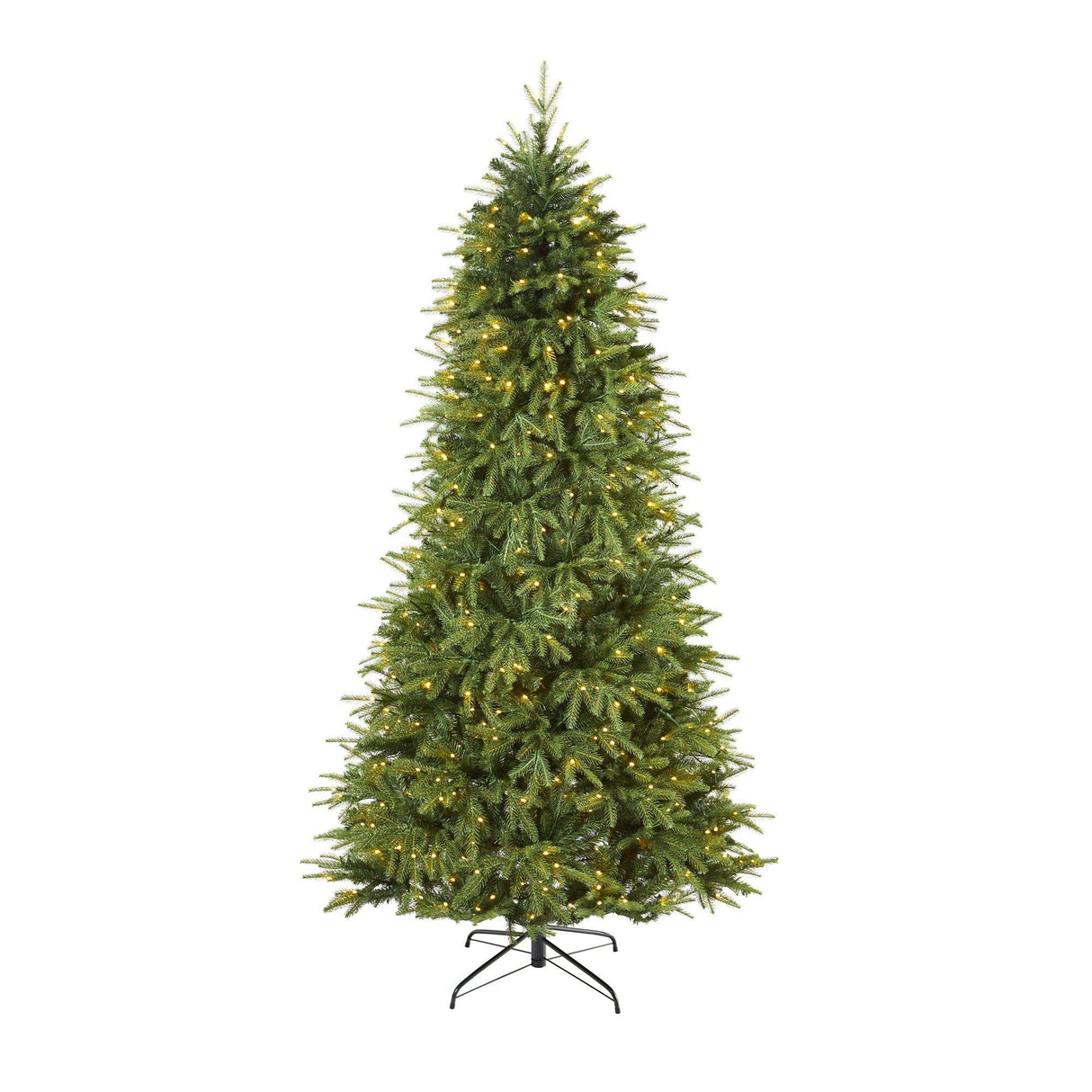 7’ Vancouver Fir “Natural Look” Artificial Christmas Tree with 500 Clear LED Lights and 2542 Bendable Branches