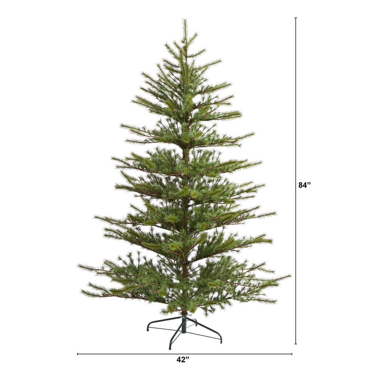 7’ Vancouver Mountain Pine Artificial Christmas Tree with 374 Bendable Branches