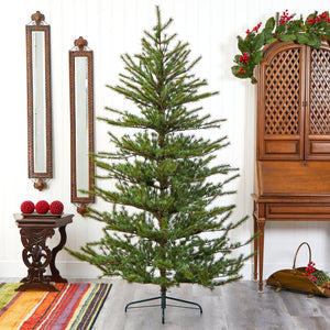 7’ Vancouver Mountain Pine Artificial Christmas Tree with 374 Bendable Branches