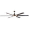72" Bankston Modern DC Motor Downrod Mount Reversible Ceiling Fan with Lighting and Remote Control