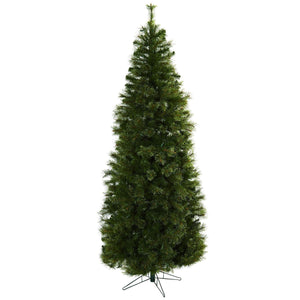 7.5’ Cashmere Slim Christmas Tree w/Clear Lights