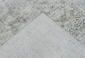 7.8x9.8 Rug, Abstract Blue and Gray Rug made with Viscose Art Silk, Living, Dinning and Bedroom Rug | TRD0091AR7898