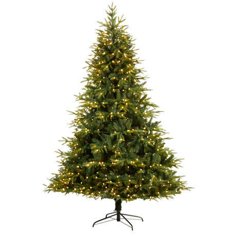 8’ Colorado Mountain Fir “Natural Look” Tree with 700 Multi LED Lights and 3560 Bendable Branches