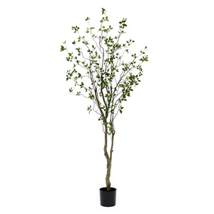 8' Minimalist Citrus Artificial Tree