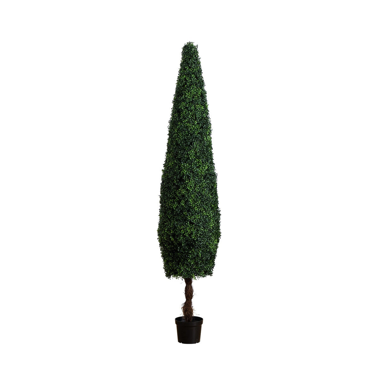 8’ UV Resistant Artificial Boxwood Topiary Cone Tree (Indoor/Outdoor)