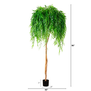 8’ Willow Artificial Tree (Real Touch)